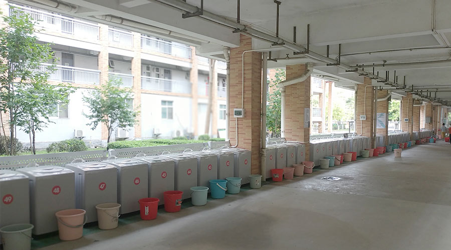 好評度高！江門一中學校又雙叒續(xù)單金環(huán)電器共享洗衣機