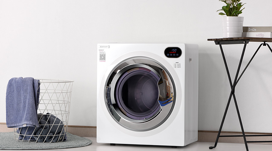 自然晾曬過的衣物灰塵多，家用衣物烘干機(jī)烘衣更干凈！