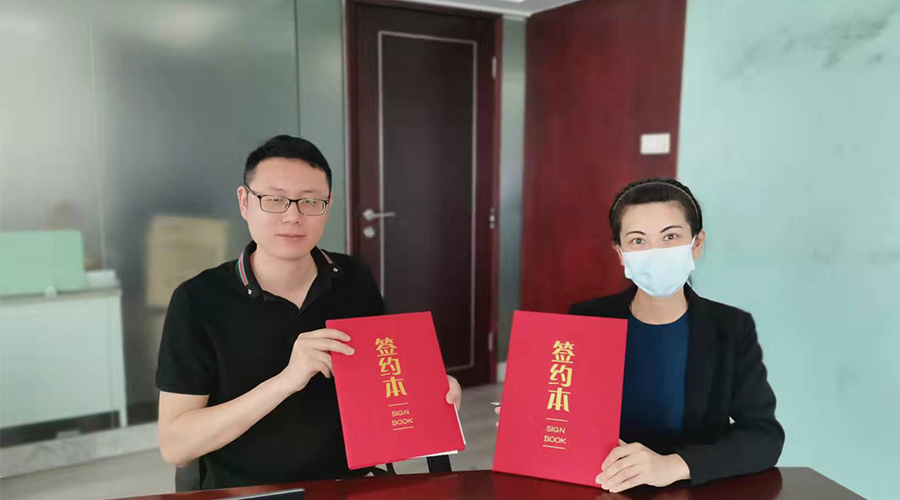 祝賀！金環(huán)電器與寧波某品牌電商客戶再次合作，簽約成功！
