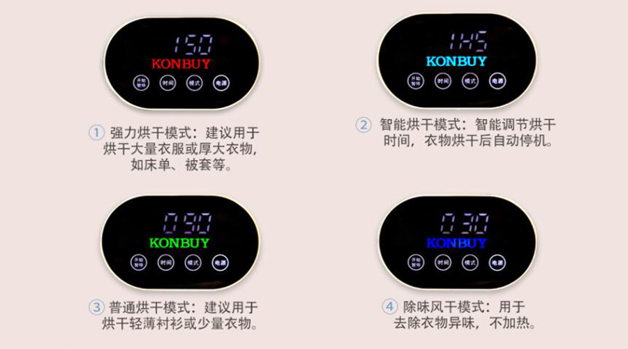 謹(jǐn)記！衣物烘干機(jī)不同干衣模式的使用建議